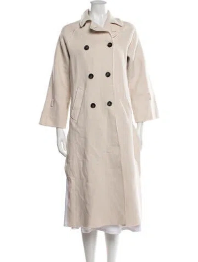 Pre-owned Weekend Max Mara Virgin Wool Coat In Pink
