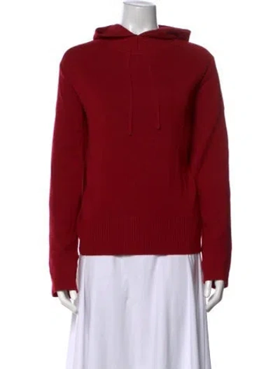 Pre-owned Weekend Max Mara Virgin Wool Crew Neck Sweater In Red