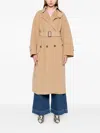 Weekend Max Mara Virgin Wool Double-breasted Coat In Brown