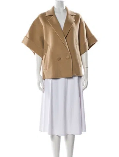 Pre-owned Weekend Max Mara Virgin Wool Evening Jacket W/ Tags In Neutral