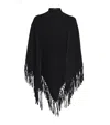 Weekend Max Mara Accessories 2 Tornado Wool Wrap In Black