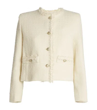 Weekend Max Mara Virgin Wool Jacket In Beige