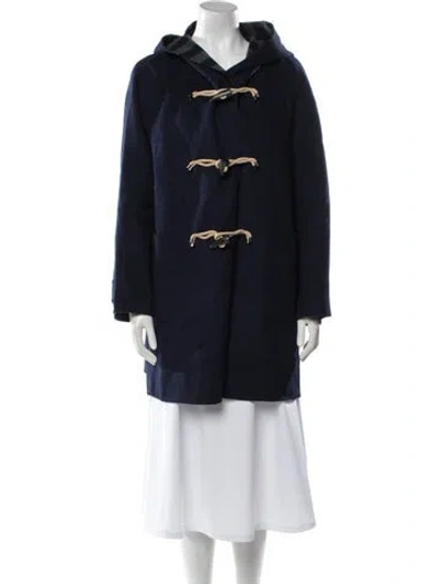 Pre-owned Weekend Max Mara Virgin Wool Jacket In Blue