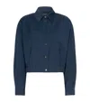 Weekend Max Mara Virgin Wool Jacket In Navy