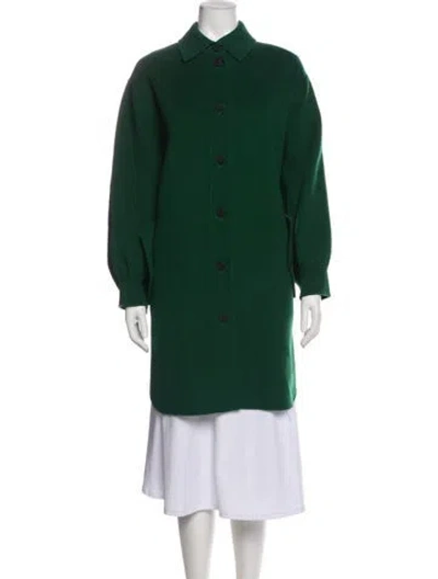 Pre-owned Weekend Max Mara Virgin Wool Jacket W/ Tags In Green