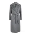 Weekend Max Mara Virgin Wool Overcoat In Gray