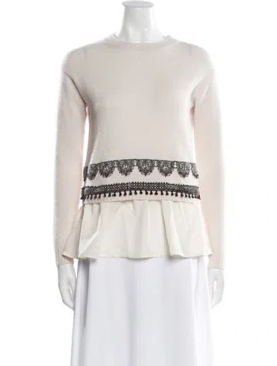 Pre-owned Weekend Max Mara Virgin Wool Striped Sweater In Multi