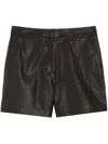 Weekend Max Mara Belt-loop Shorts In Black