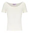 Weekend Max Mara Virtus Ivory Top In Beige