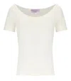 Weekend Max Mara Virtus Ivory Top In Beige