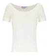Weekend Max Mara Virtus Ivory Top In Beige