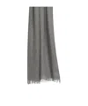 Weekend Max Mara Viscose And Cashmere Shawl In Gray