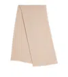 Weekend Max Mara Viscose-cashmere Butterfly Scarf In Beige