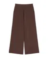 Weekend Max Mara Viscose Yarn Trousers In Brown