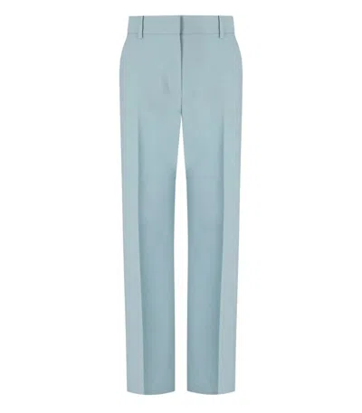 Weekend Max Mara Visivo Anice Wide Leg Pants In Blue