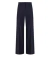 WEEKEND MAX MARA WEEKEND MAX MARA  VISIVO BLUE TROUSERS