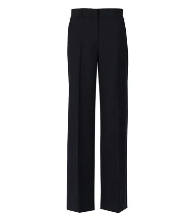 Weekend Max Mara Visivo Blue Wide Leg Trousers