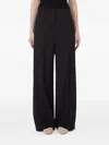 Weekend Max Mara Visivo Palazzo Trousers In Black