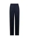 Weekend Max Mara Visivo Wide Leg Pants In Black