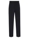 WEEKEND MAX MARA WEEKEND MAX MARA VISIVO WOOL CANVAS PALAZZO TROUSERS