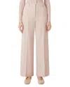 Weekend Max Mara Visivo Wool Palazzo Trousers In Pink