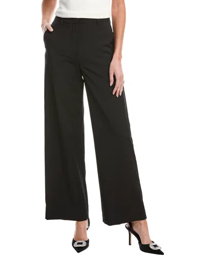 Weekend Max Mara Visivo Wool Trouser In Black