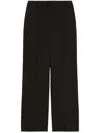 Weekend Max Mara Belt And Loop Wide-leg Pants In Black