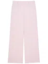 Weekend Max Mara Wool Canvas Wide-leg Pants In Multicolor