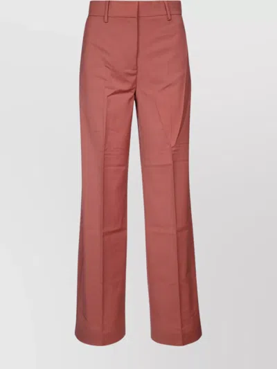 Weekend Max Mara Visual Trousers Featuring Pockets In Red