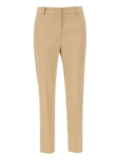 Weekend Max Mara Vite Straight-leg Trousers In Sand