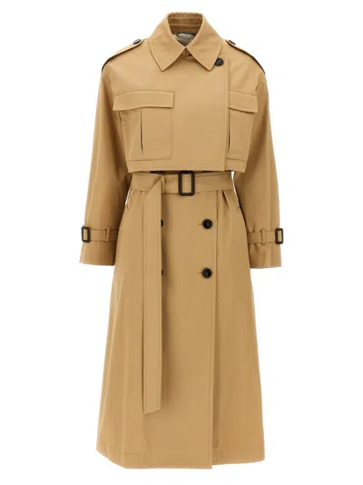 Weekend Max Mara Vivetta Trench Coat In Sand