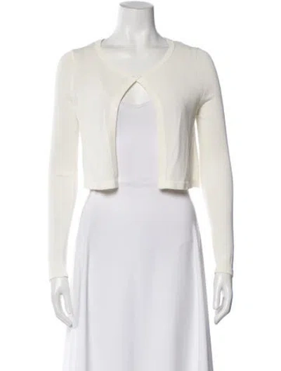 Pre-owned Weekend Max Mara V-neck Sweater In Neutral
