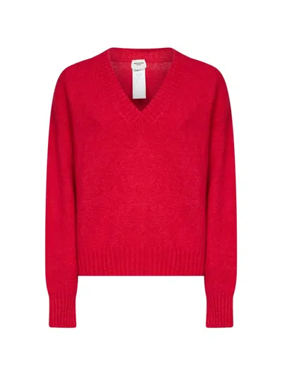 Weekend Max Mara V-neck Sweater In Red