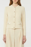 Weekend Max Mara Vodka Alpaca Blend Cardigan In Neutral