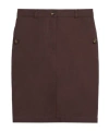 Weekend Max Mara Waist Loop Skirt In Green