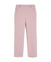 Weekend Max Mara Waistband Loop Casual Pants In Pink