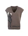 Weekend Max Mara Gilet Crusca Marrone In Brown
