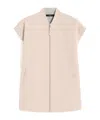 Weekend Max Mara Water-repellent Canvas And Scuba Gilet