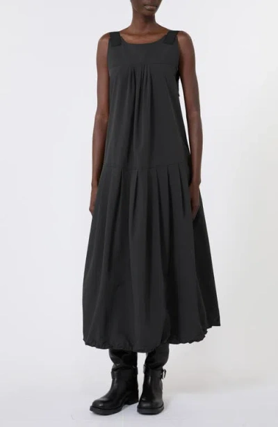 Weekend Max Mara Water Repellent Canvas Dress In Black