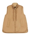 Weekend Max Mara Waterproof Canvas Double-sided Cotton Vest In Nude
