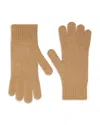Weekend Max Mara Weekend Accessori 2 Camel Cashmere Gloves In Brown