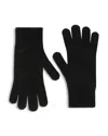 Weekend Max Mara Weekend Accessori 2 Lea Black Cashmere Gloves In Black