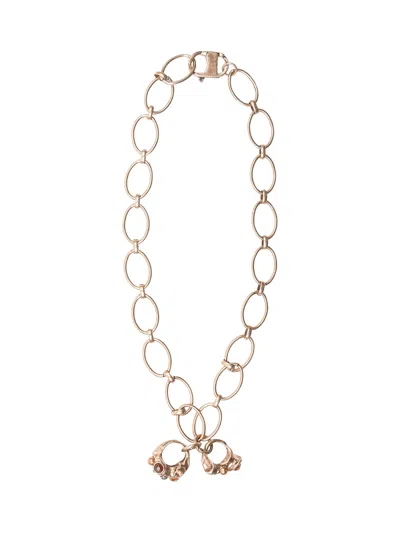 Weekend Max Mara Weekend By Max Mara Metallic Detail Scarf In Gold