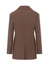 Weekend Max Mara Weekend By Max Mara Weekend Wool Blazer In Cacao