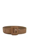 Weekend Max Mara Suede Belt In Brown