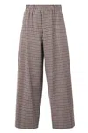 Weekend Max Mara Weekend Maxmara - Trousers - 460918 - Beige/bordeaux In Multi