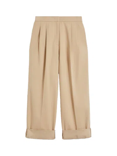 Weekend Max Mara Bronzo Long Trouser Beige In Neutral