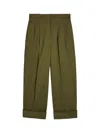 Weekend Max Mara Weekend Maxmara Bronzo Trouser Green In Green