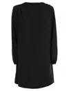 Weekend Max Mara Weekend Maxmara Cabina1234 Mini Dress In Shiny Satin Reverse Fabric In Multi