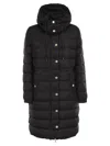 Weekend Max Mara Weekend Maxmara Cerbero Slim Fit Down Jacket In Water Repellent Taffeta In Black